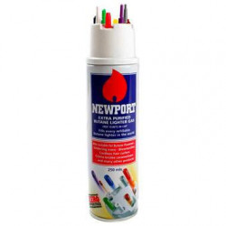 Газ Newport для заправки зажигалок 250мл, 12 шт/бл
